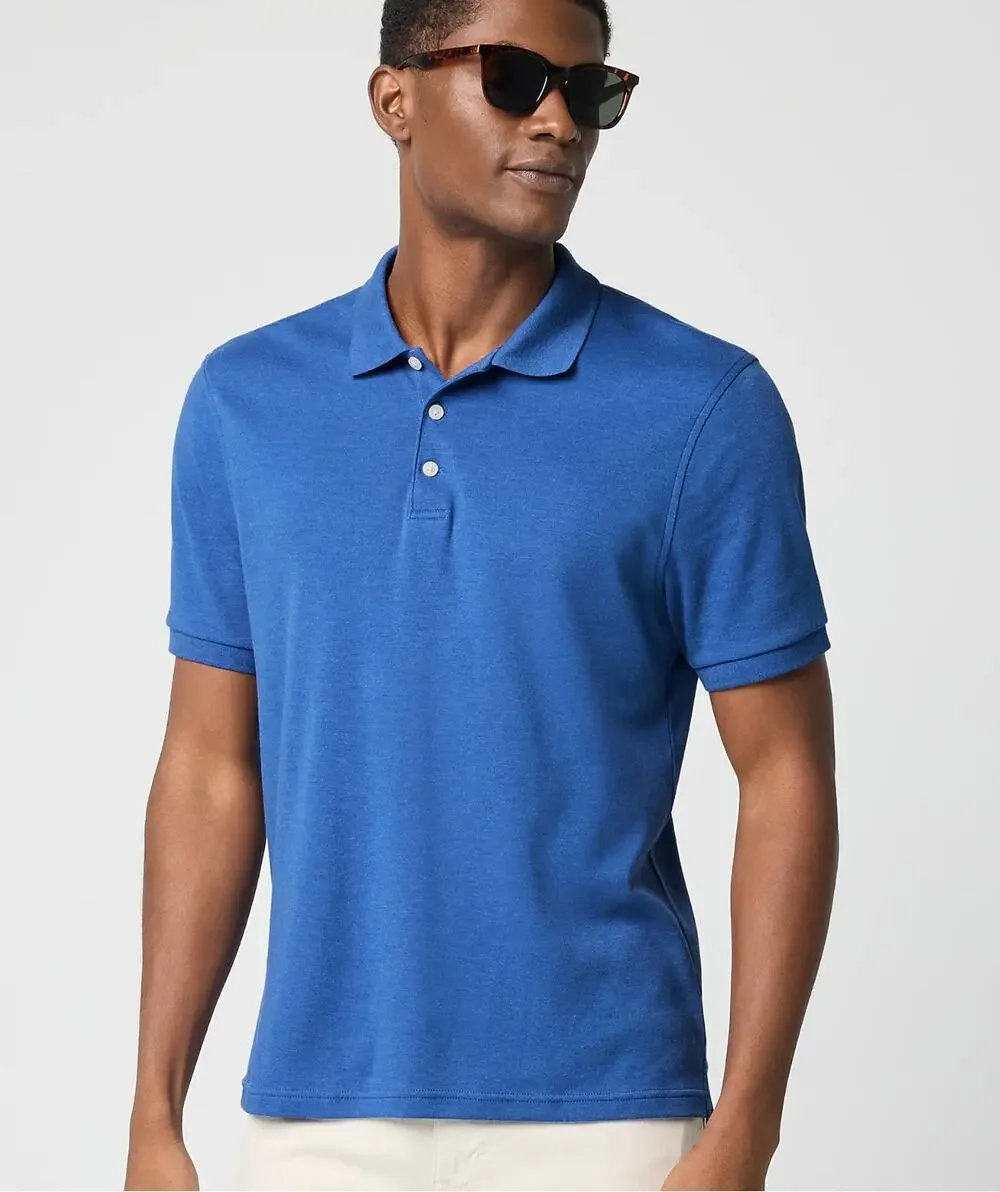 J Crew Mens Soft Touch Polo Shirt XL Regalia Blue NWOT CF933 J.Crew Golf